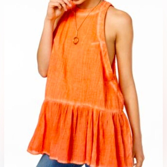 Free People Tops - Free People Breathless Moments Sleeveless TunicTop Sz XS